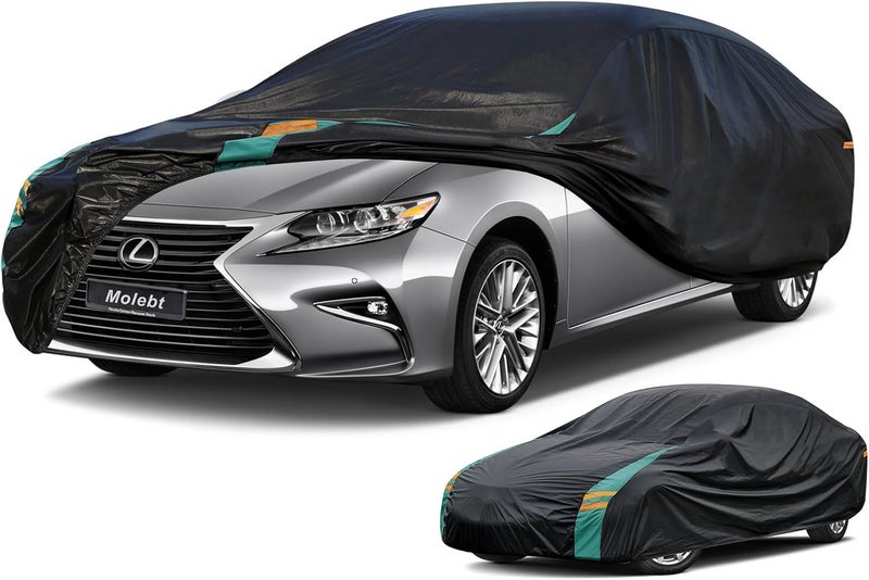 Molebt Coupe Car Cover Custom Fit for Lexus ES 300 330 350(2015-2025), Waterproof All Weather for Automobiles, Outdoor Full Cover with Windproof Clip Straps. - Image 1